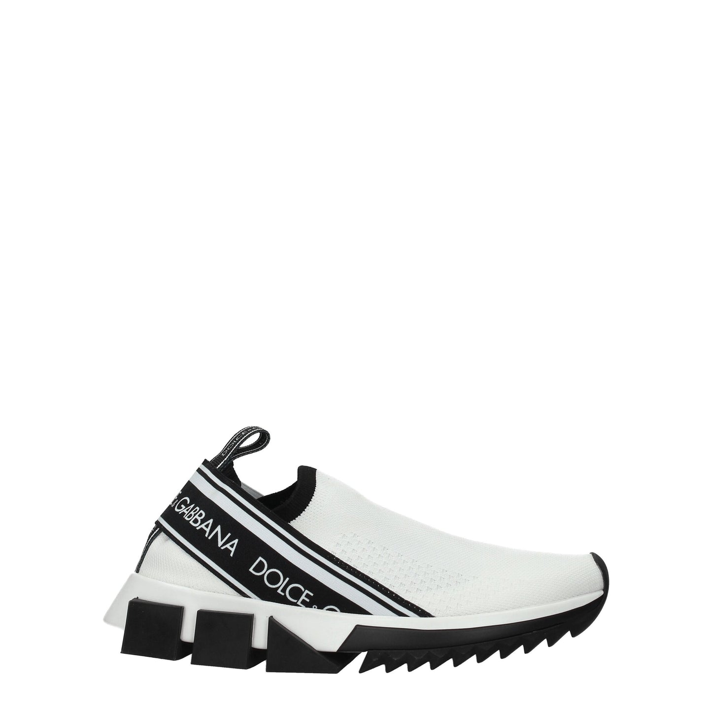 Dolce &amp; Gabbana – Klobige Sneakers aus weißem Stoff