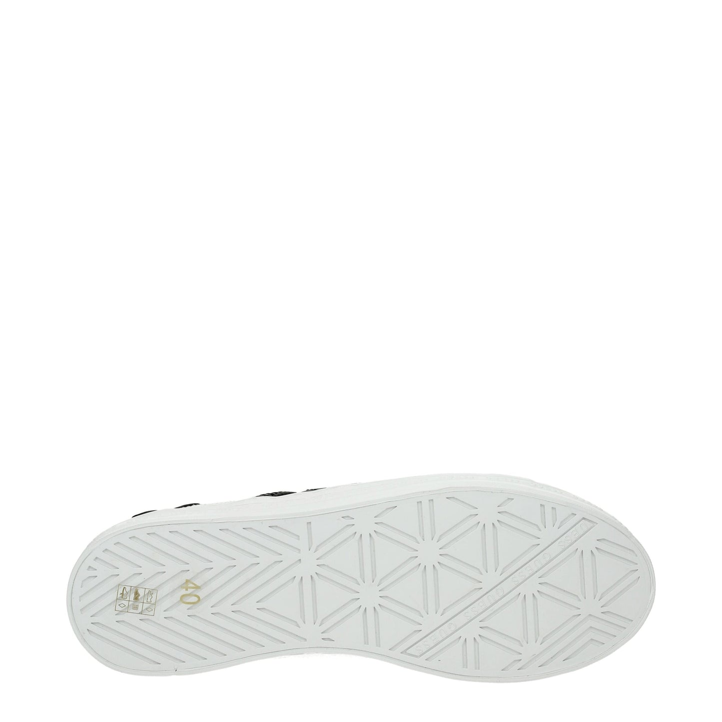 Guess – Weiße Plateau-Sneaker aus Polyethylen