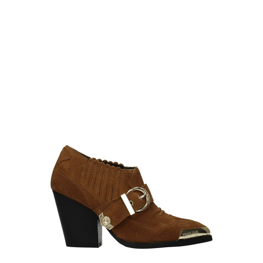 Versace Jeans – Braune Lederstiefeletten
