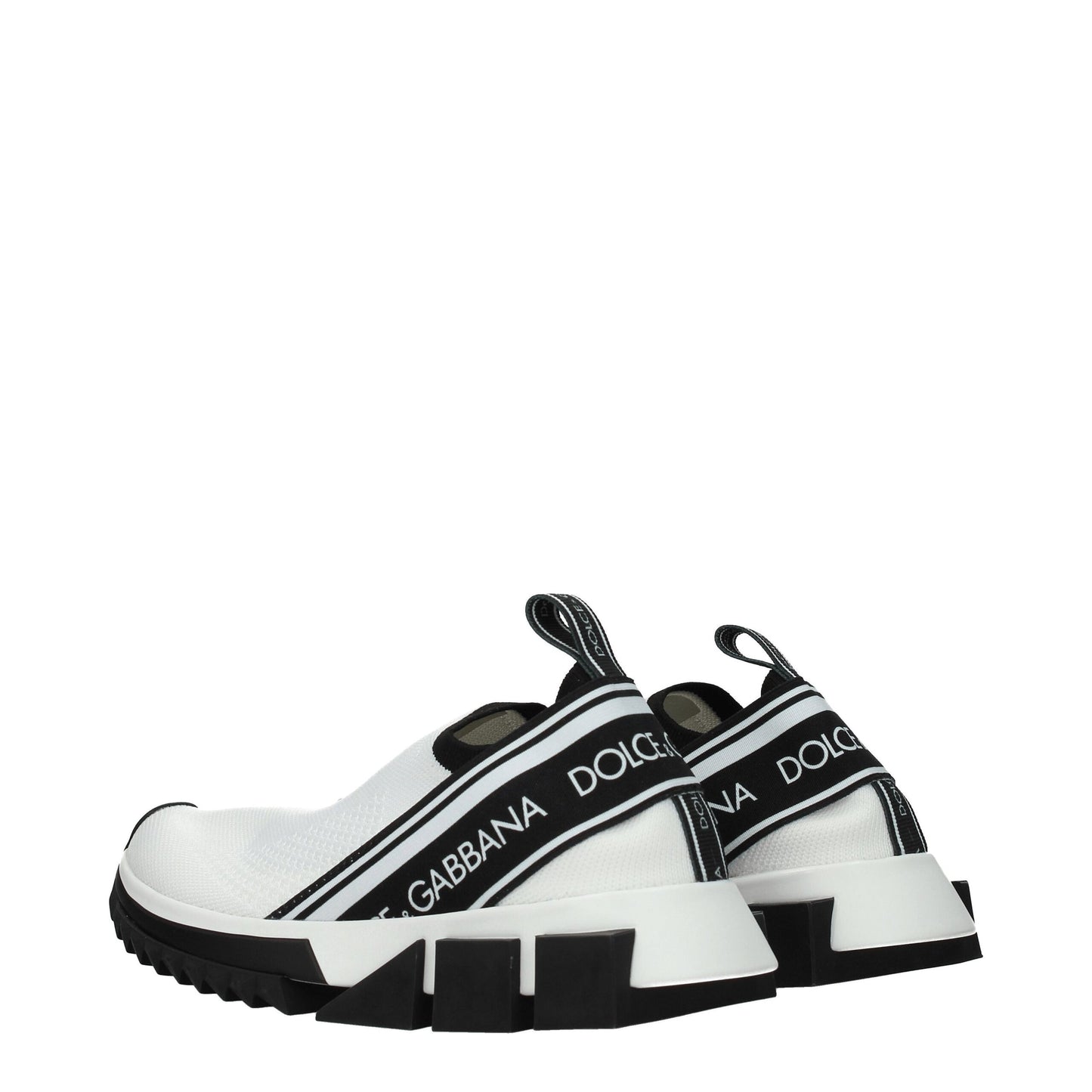 Dolce &amp; Gabbana – Klobige Sneakers aus weißem Stoff