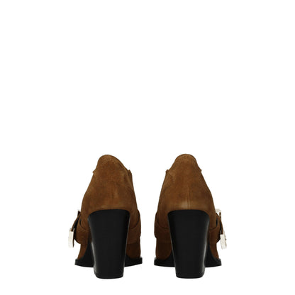 Versace Jeans – Braune Lederstiefeletten