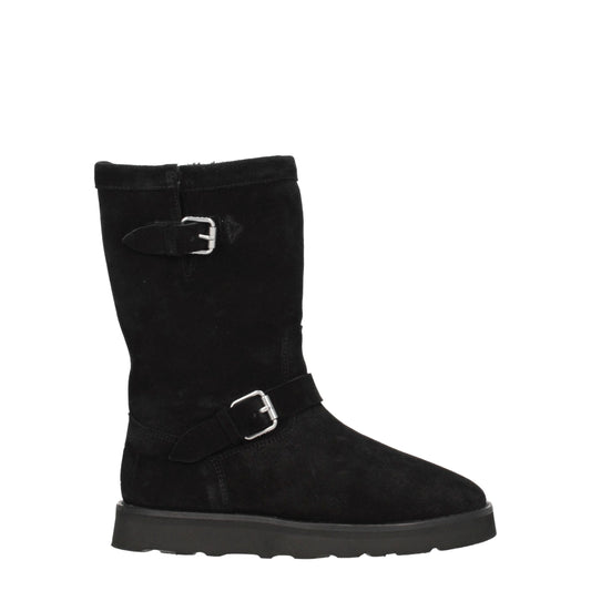 Kenzo – Schwarze Lederstiefeletten
