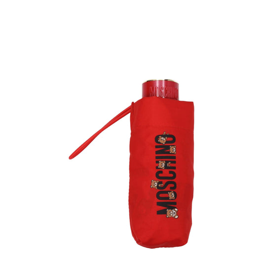 Moschino Rote Polyester-Regenschirme