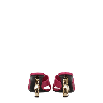 Dolce &amp; Gabbana Pink Leather Platforms