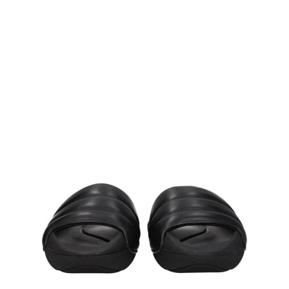 Balmain – Schwarze Leder-Slipper-Sandalen