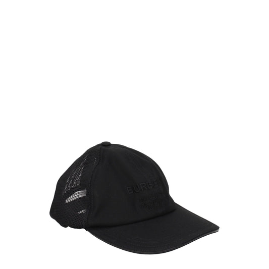 Burberry Schwarze Baumwollkappen (Baseballmütze)