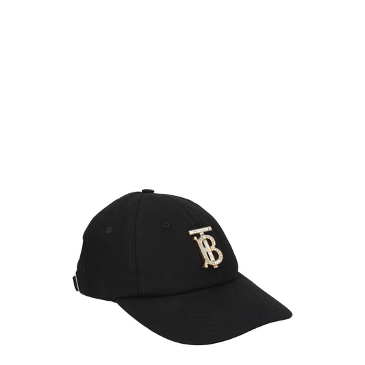 Burberry Schwarze Baumwollkappen (Baseballmütze)