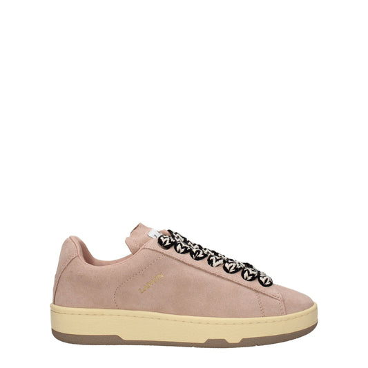 Lanvin Rosa Leder Low-Tops