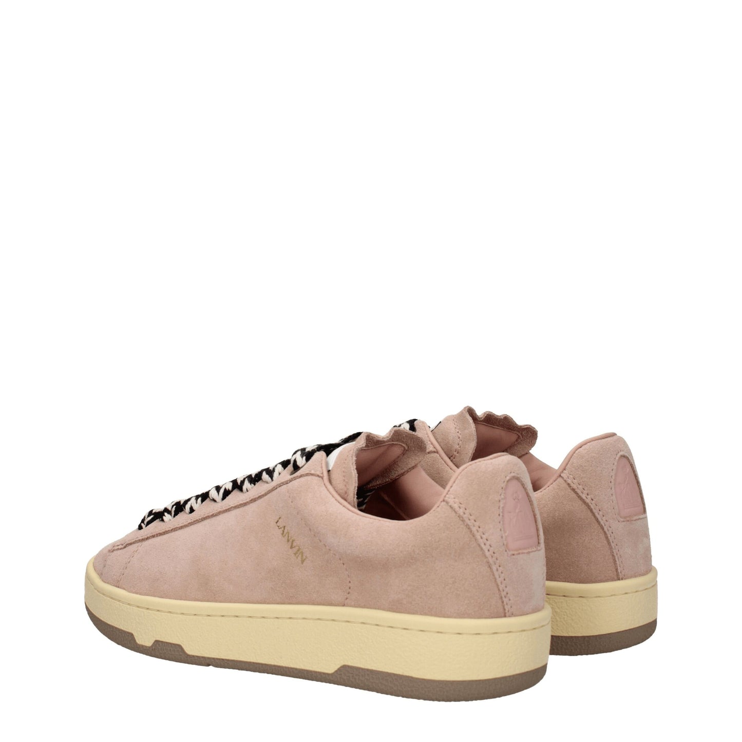 Lanvin Rosa Leder Low-Tops