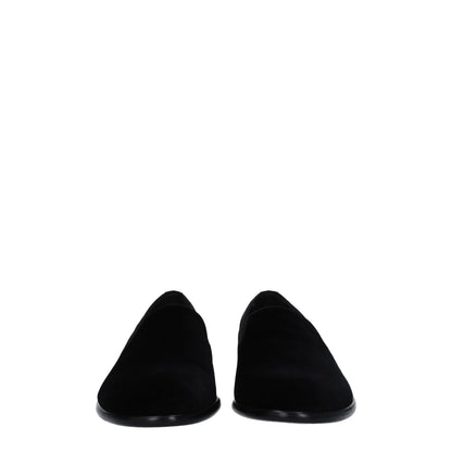 Dolce &amp; Gabbana – Slipper aus schwarzem Samt