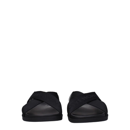 Givenchy – Schwarze Stoff-Hausschuhe