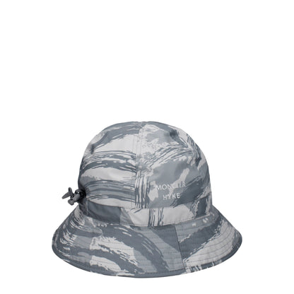 Moncler Graue Polyester-Fischerhüte