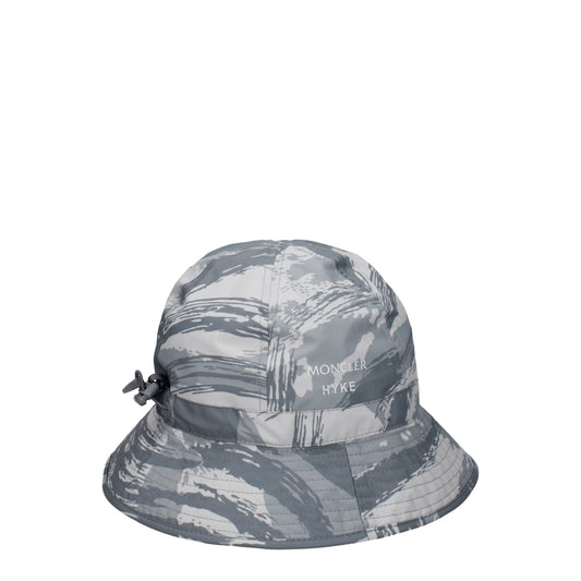 Moncler Graue Polyester-Fischerhüte
