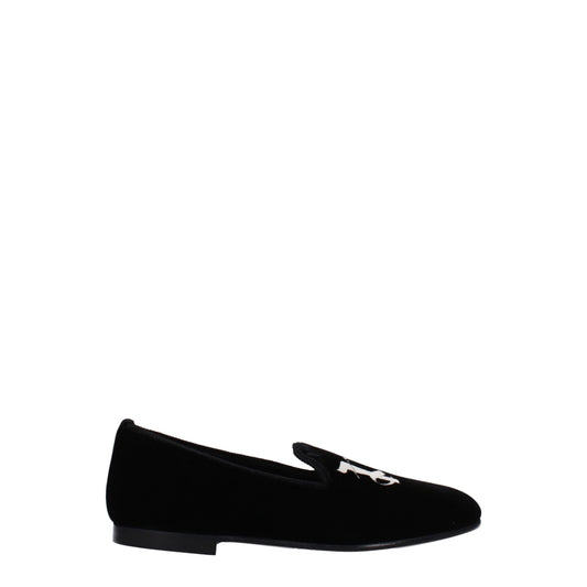 Palm Angels – Slipper aus schwarzem Samt