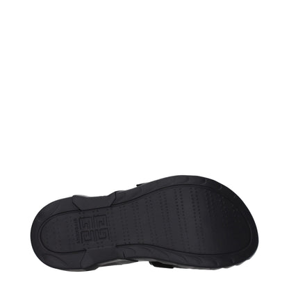Givenchy – Schwarze Stoff-Hausschuhe