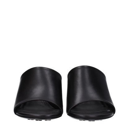 Givenchy – Schwarze Ledersandalen mit Stilettoabsatz