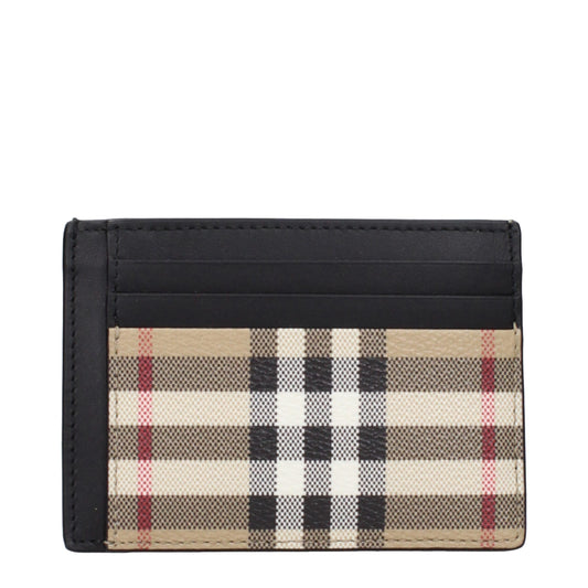 Burberry Kartenetuis aus Stoff in Beige