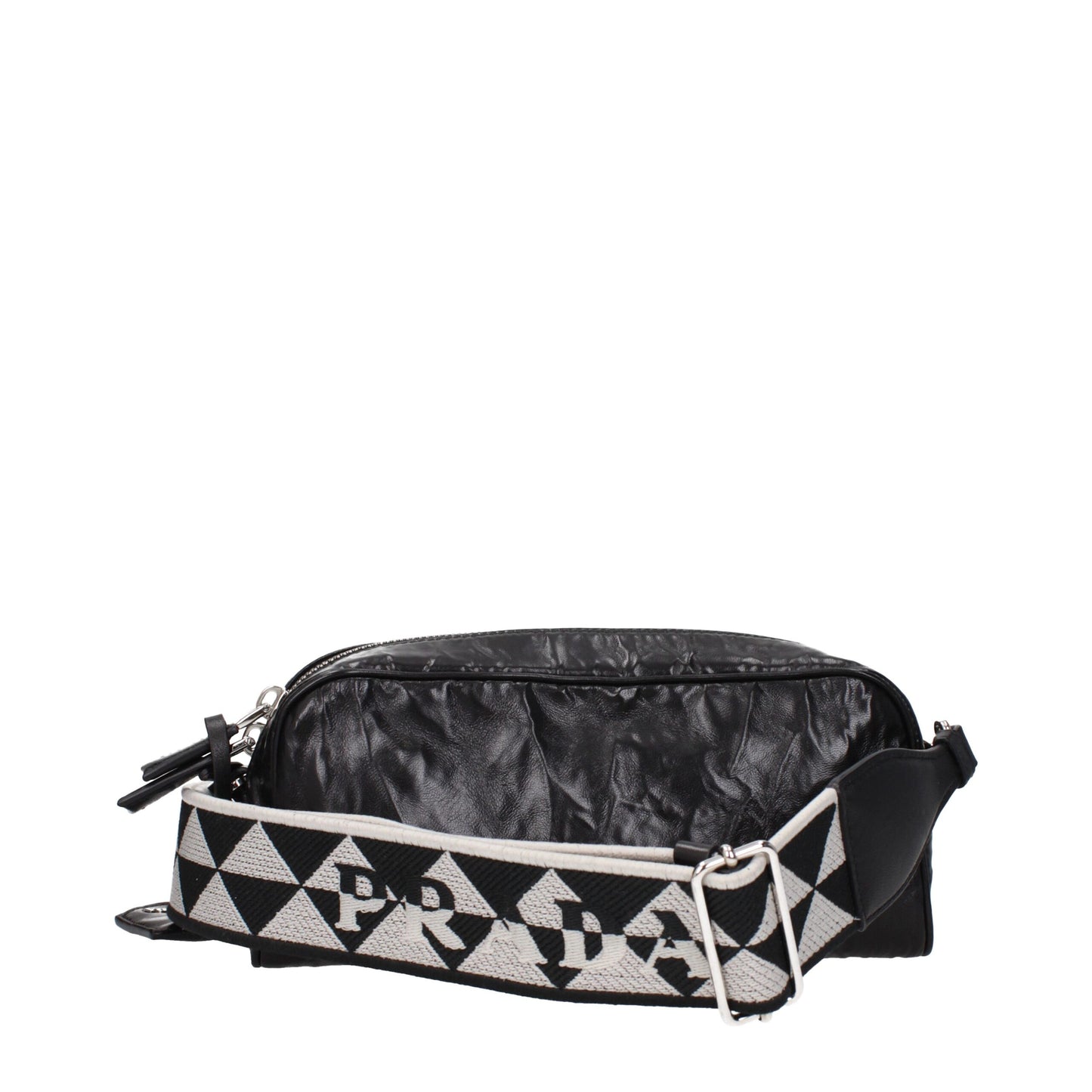 Prada Black Leather Crossbody Bags