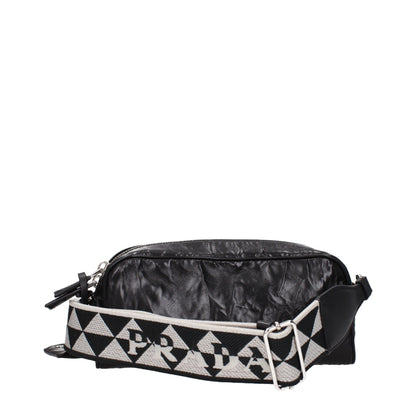 Prada Black Leather Crossbody Bags
