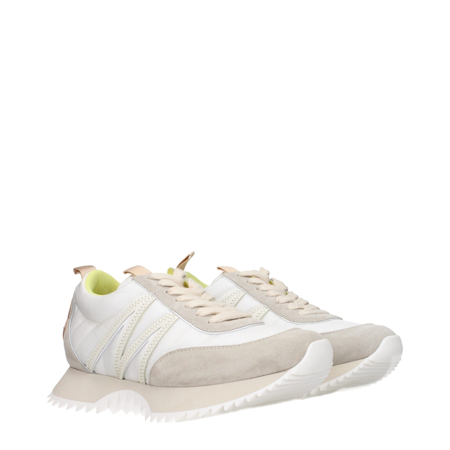 Moncler Beige Stoff Niedrige Schuhe