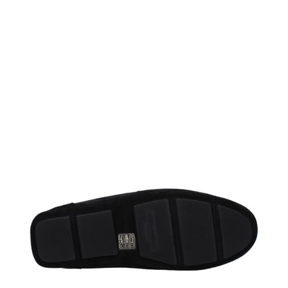 Dolce &amp; Gabbana – Slipper aus schwarzem Leder