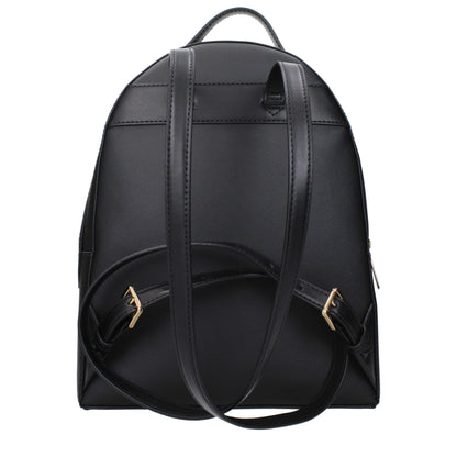 Michael Kors Schwarze Lederrucksäcke