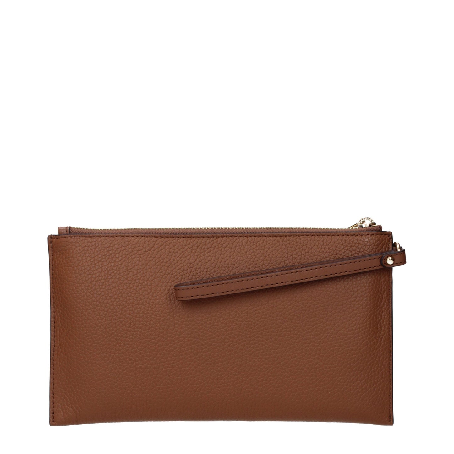 Michael Kors – Clutch aus braunem Leder