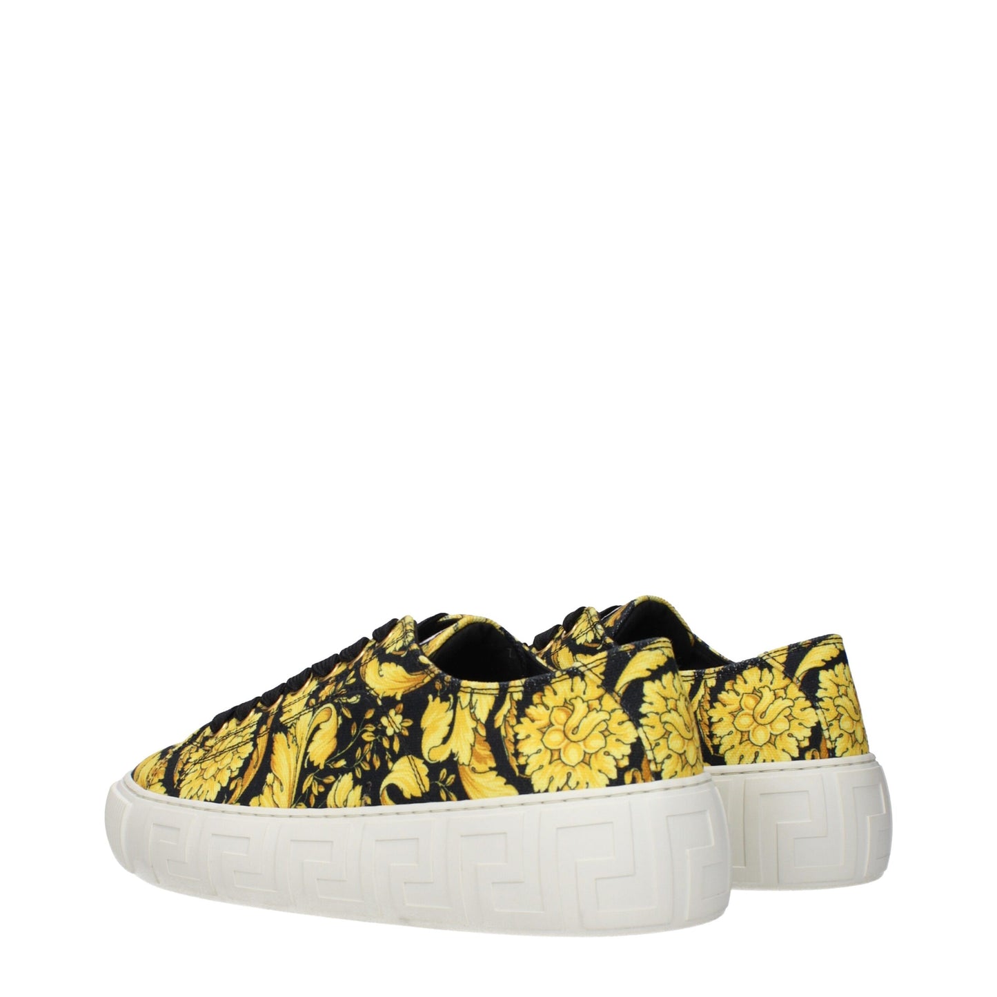 Versace – Goldene Stoff-Sneaker