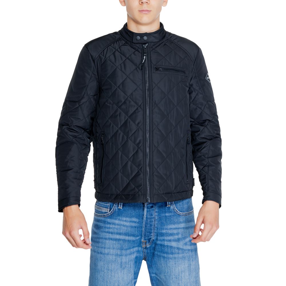Replay Black Polyamide Jackets &amp; Coat