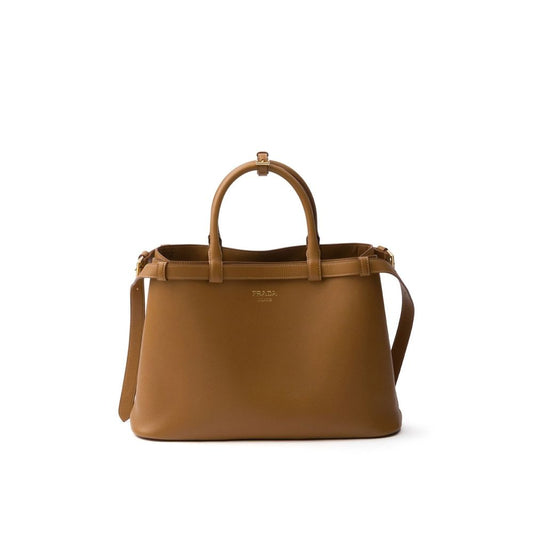 Prada Ledertasche mit Schnallengriff