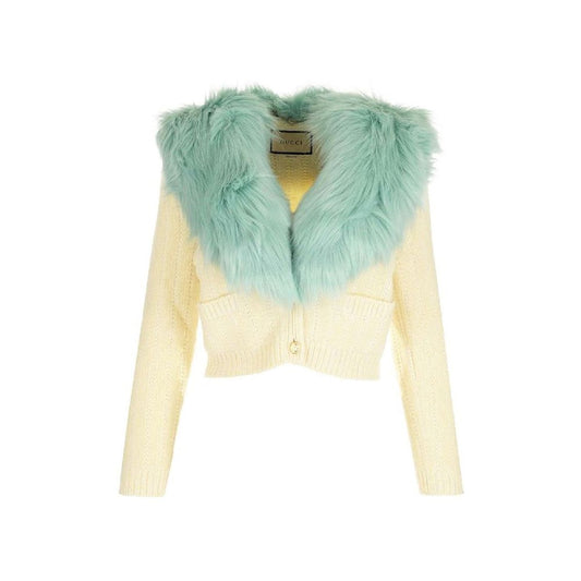 Gucci Strickjacke aus Wolle und Kaschmir