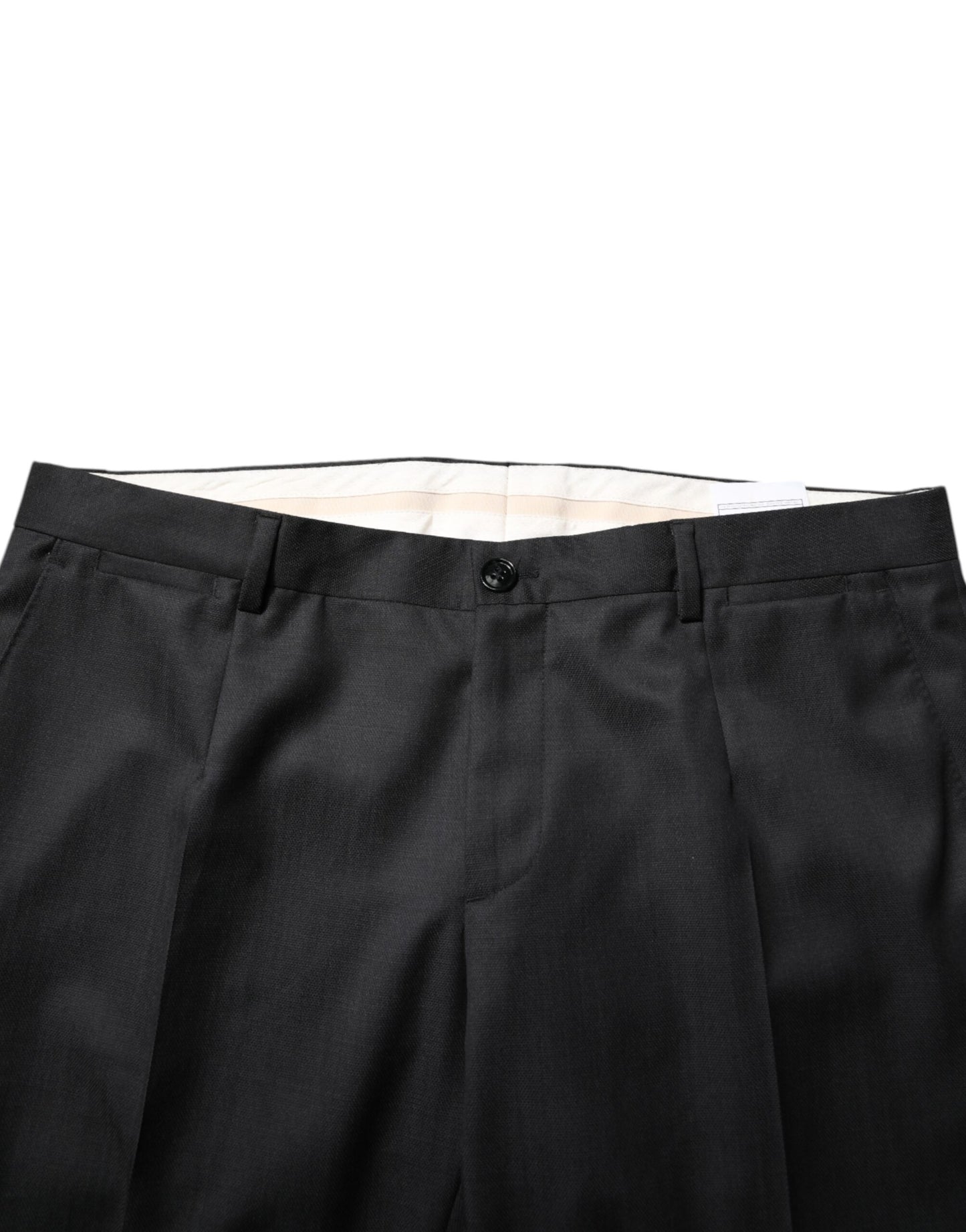 Dolce &amp; Gabbana Dark Gray Wool Single Breasted 2 Piece Suit