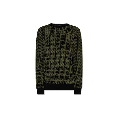 Balmain Grüner Wollpullover