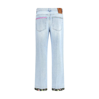 Valentino Jeans mit Blumenrand