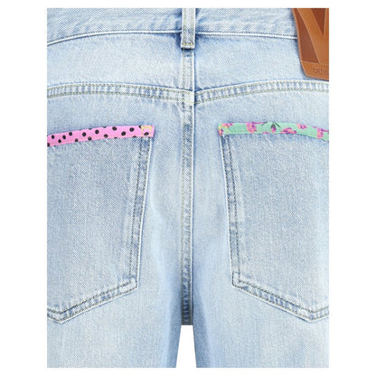 Valentino Jeans mit Blumenrand