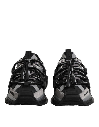 Dolce &amp; Gabbana Multicolor Paneled Space Sneakers Shoes