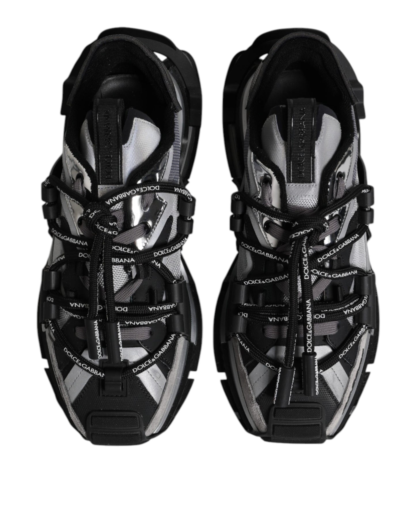 Dolce &amp; Gabbana Multicolor Paneled Space Sneakers Shoes