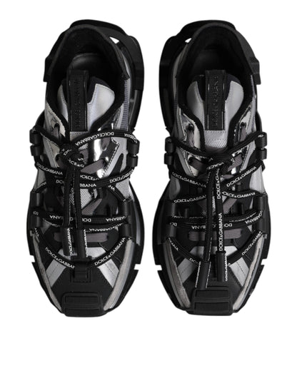 Dolce &amp; Gabbana Multicolor Paneled Space Sneakers Shoes