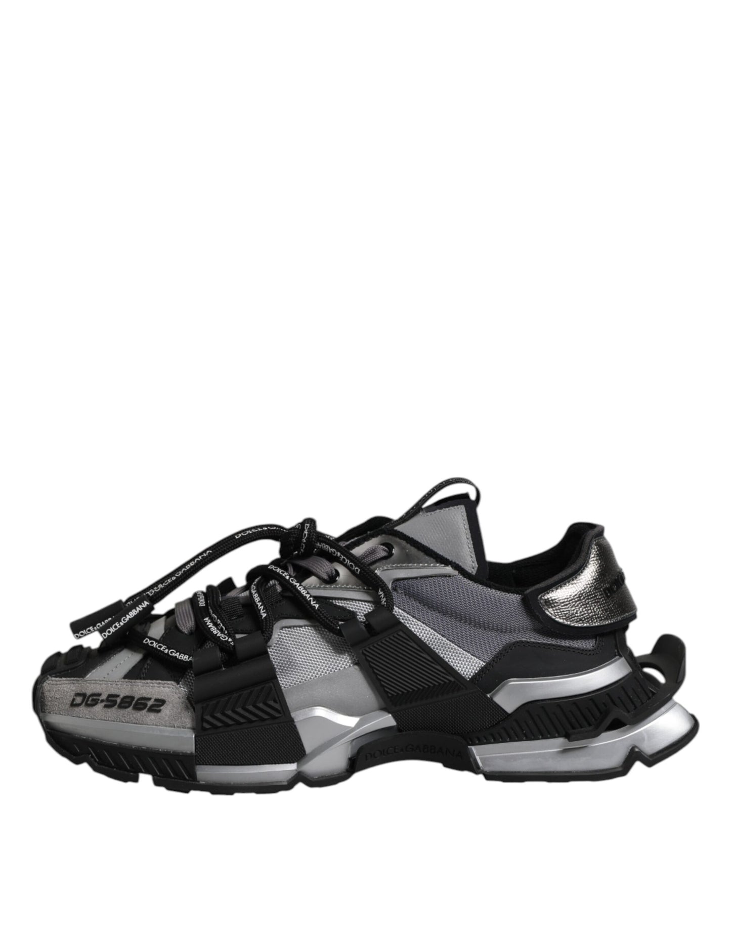 Dolce &amp; Gabbana Multicolor Paneled Space Sneakers Shoes