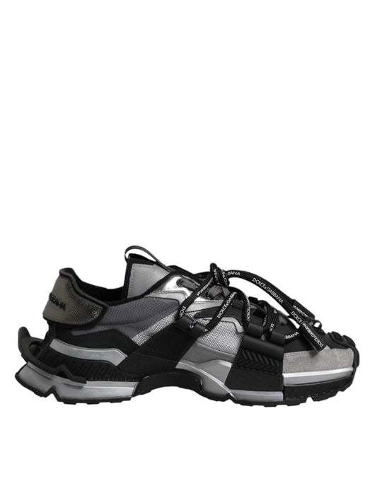 Dolce &amp; Gabbana Multicolor Paneled Space Sneakers Shoes