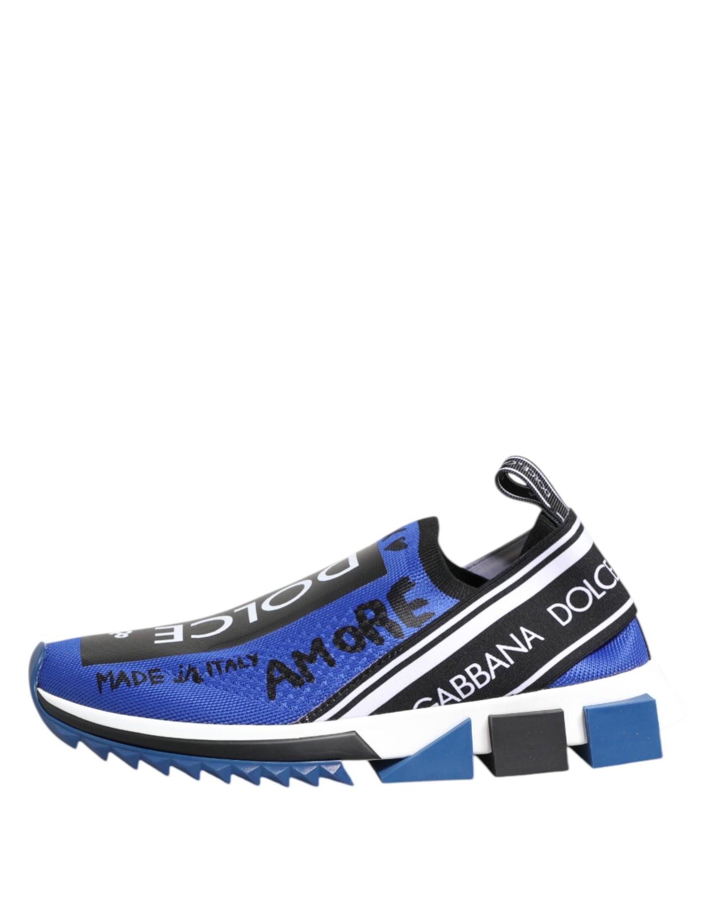 Dolce &amp; Gabbana Blue Logo Low Top Sorrento Sneakers Shoes