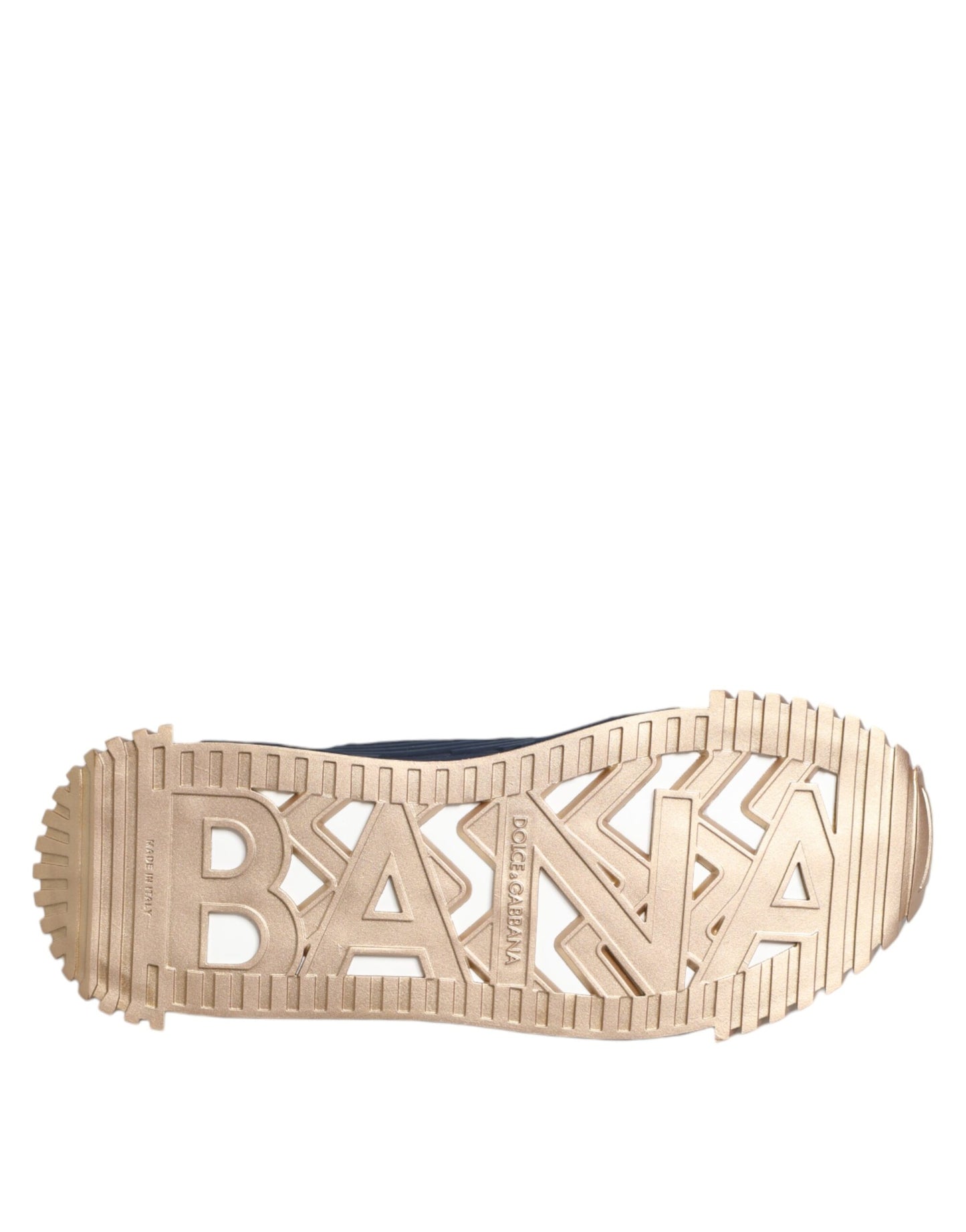Dolce &amp; Gabbana Blue White Low Top NS1 Men Sneakers Shoes