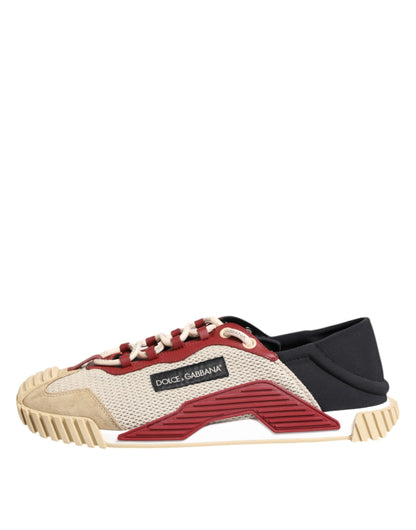Dolce &amp; Gabbana Multicolor Low Top NS1 Men Sneakers Shoes