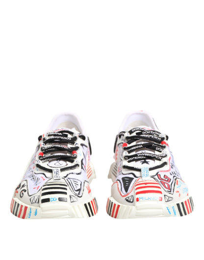 Dolce &amp; Gabbana Multicolor Low Top NS1 Men Sneakers Shoes