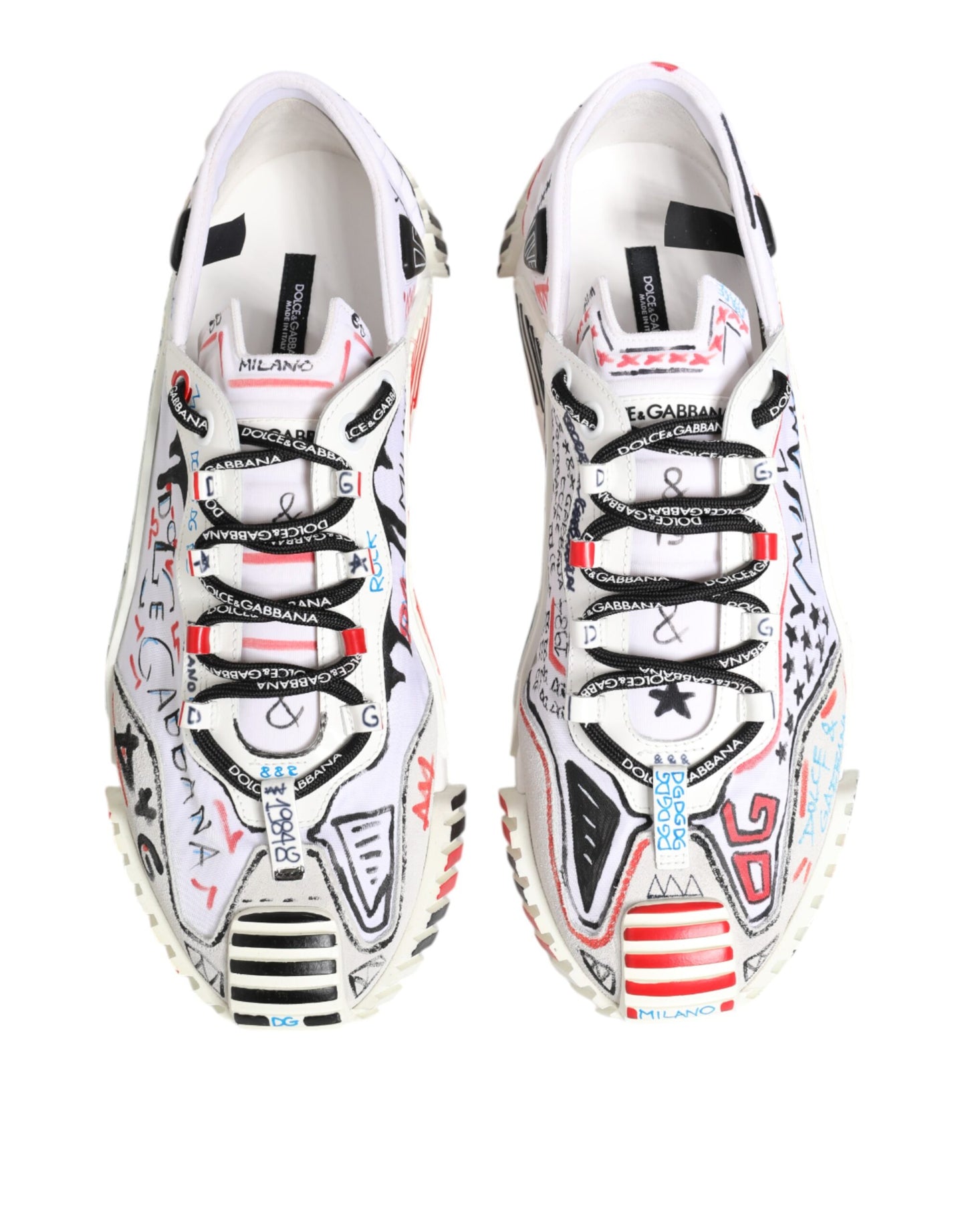 Dolce &amp; Gabbana Multicolor Low Top NS1 Men Sneakers Shoes