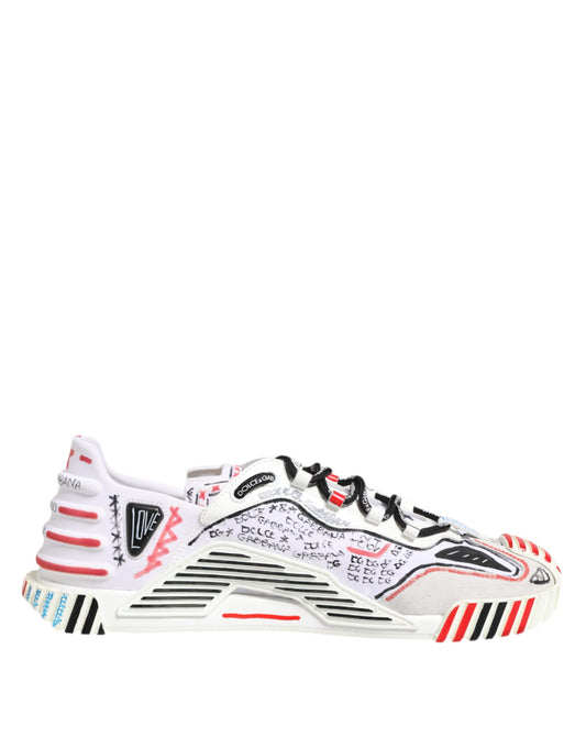 Dolce &amp; Gabbana Multicolor Low Top NS1 Men Sneakers Shoes