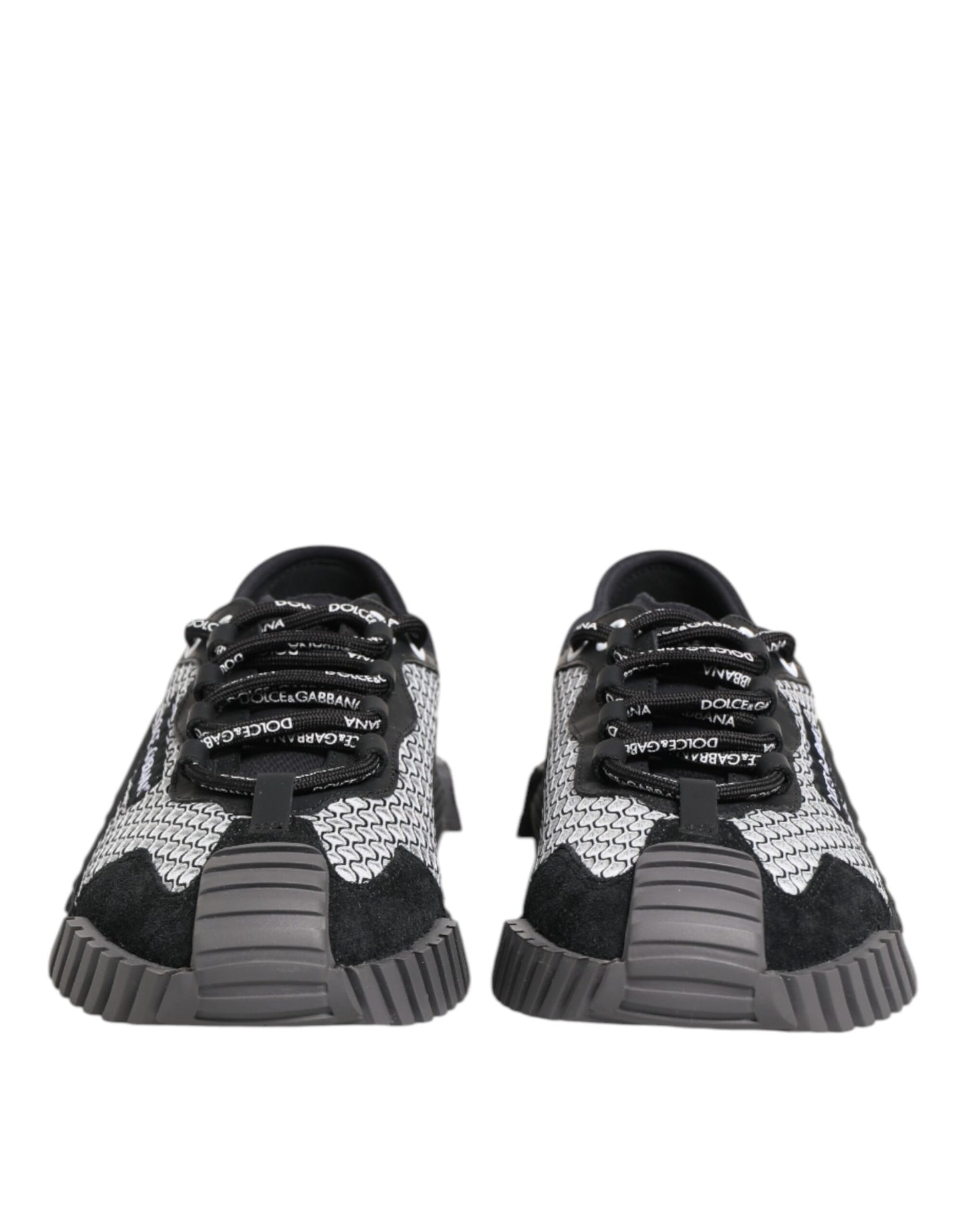 Dolce &amp; Gabbana Multicolor Lace Up Low Top NS1 Sneakers Shoes
