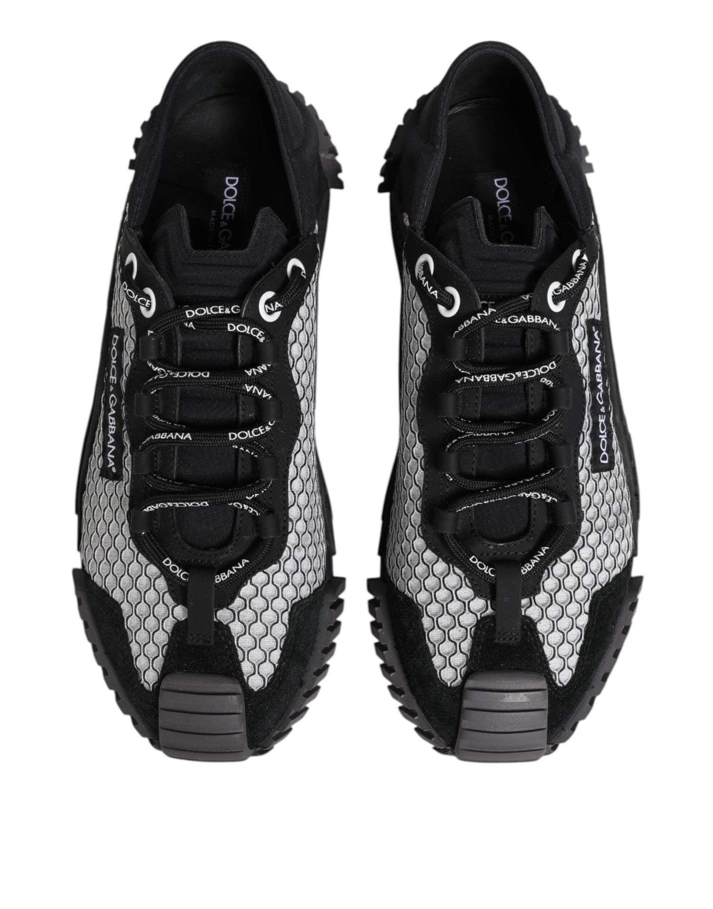 Dolce &amp; Gabbana Multicolor Lace Up Low Top NS1 Sneakers Shoes