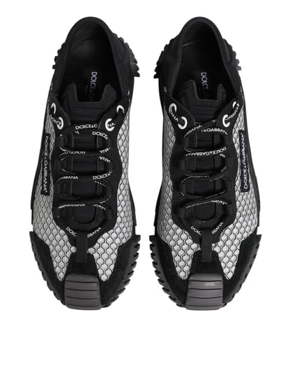 Dolce &amp; Gabbana Multicolor Lace Up Low Top NS1 Sneakers Shoes