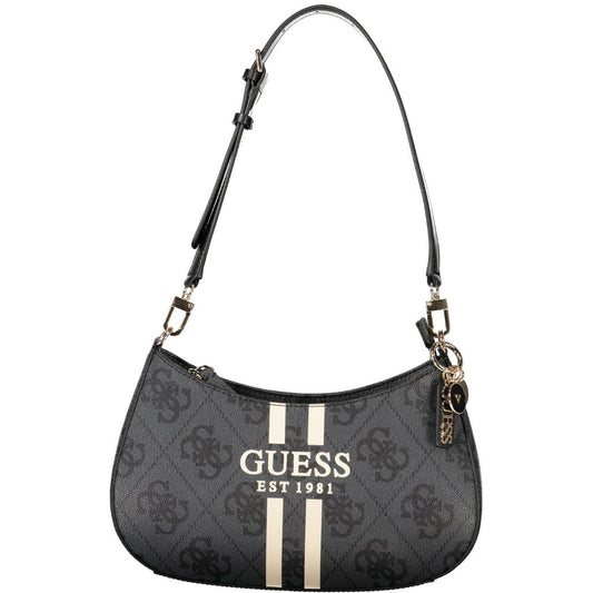 Guess Jeans Schwarze Polyethylen-Damenhandtasche